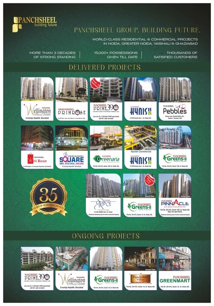 Panchsheel Group Project Portfolio Poster